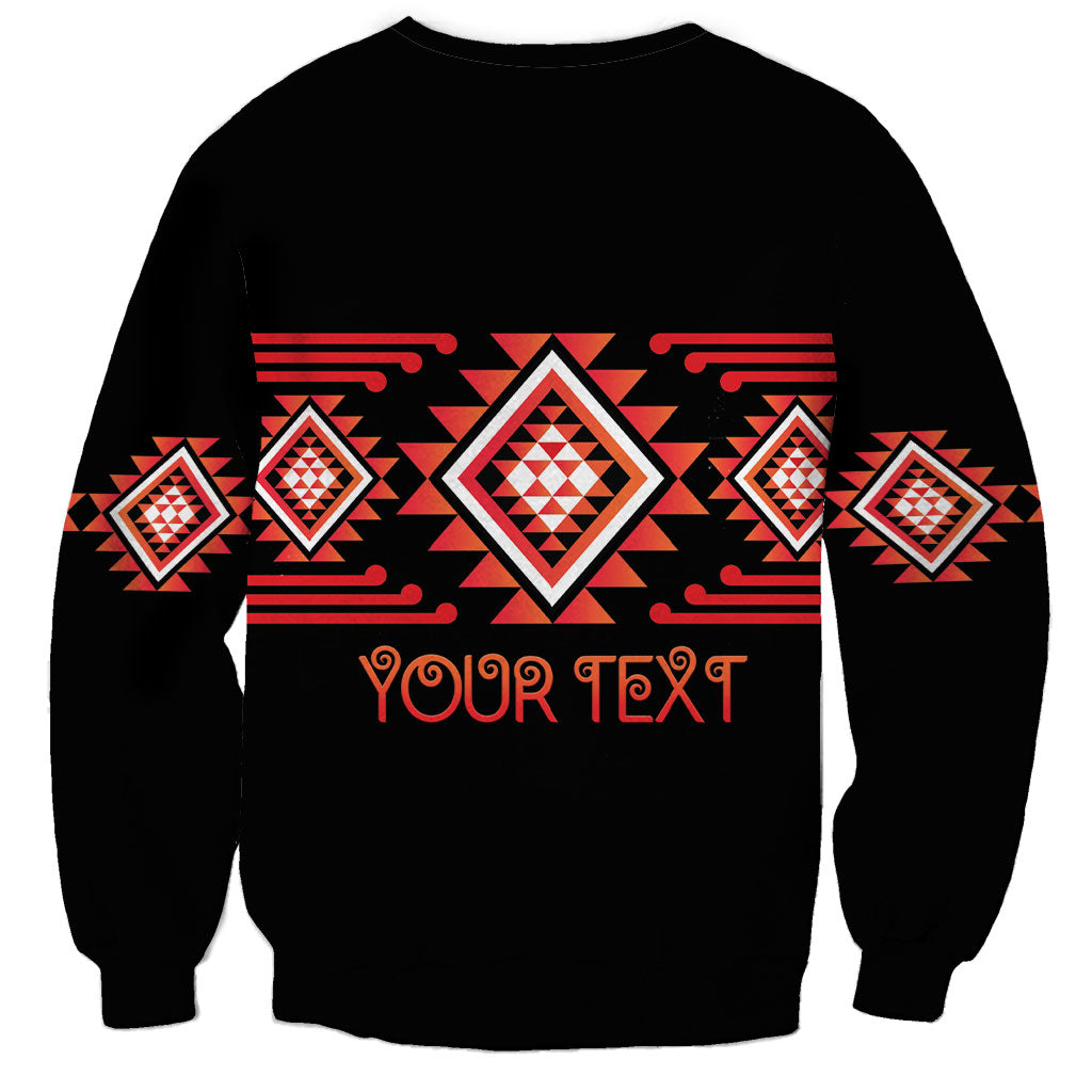 Aotearoa Atua Ruaumoko Personalised Sweatshirt Maori Powerful God Taniko Motifs LT14 - Polynesian Pride