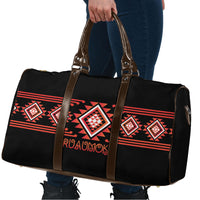 Aotearoa Atua Ruaumoko Travel Bag Maori Powerful God Taniko Motifs LT14 - Polynesian Pride