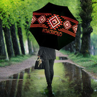 Aotearoa Atua Ruaumoko Umbrella Maori Powerful God Taniko Motifs LT14 - Polynesian Pride