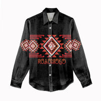 Aotearoa Atua Ruaumoko Personalised Women Casual Shirt Maori Powerful God Taniko Motifs LT14 - Polynesian Pride