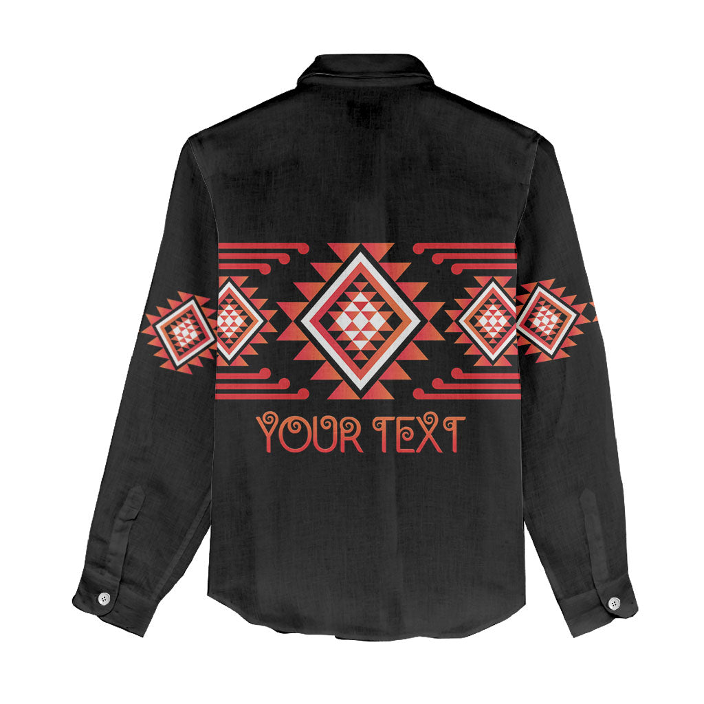 Aotearoa Atua Ruaumoko Personalised Women Casual Shirt Maori Powerful God Taniko Motifs LT14 - Polynesian Pride