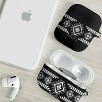 Aotearoa Atua Rehua AirPods Case Maori God Of Healing Taniko Motifs LT14 - Polynesian Pride