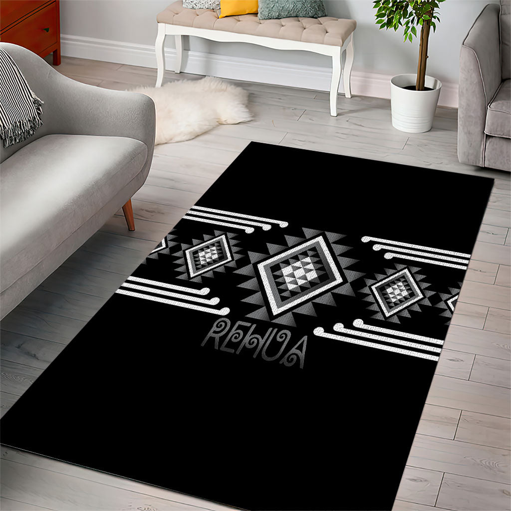 Aotearoa Atua Rehua Area Rug Maori God Of Healing Taniko Motifs LT14 - Polynesian Pride