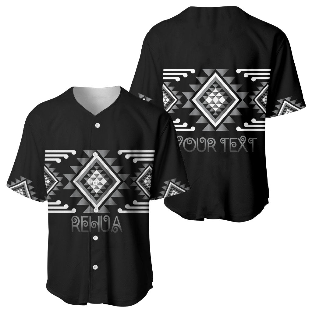 Aotearoa Atua Rehua Personalised Baseball Jersey Maori God Of Healing Taniko Motifs LT14 - Polynesian Pride