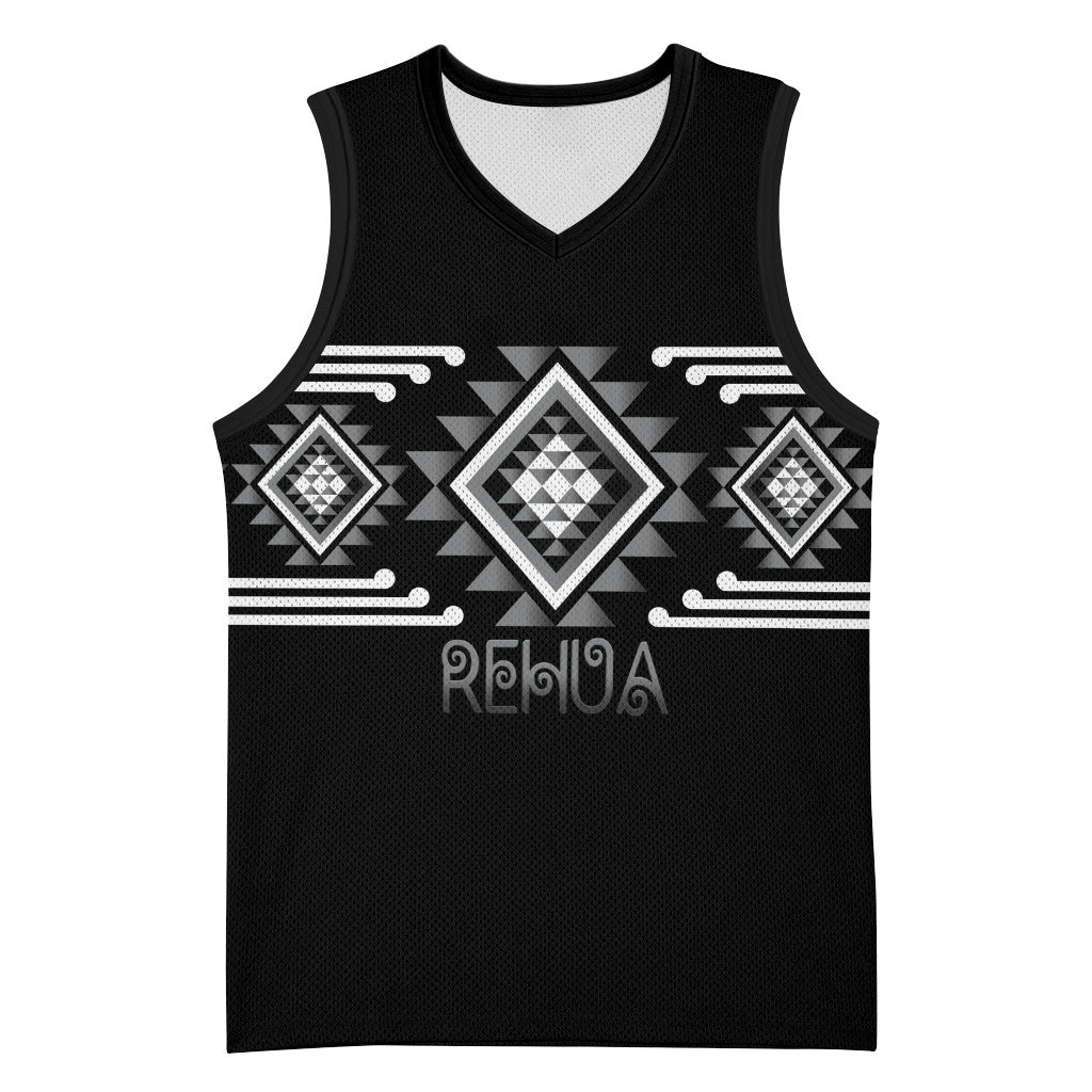 Aotearoa Atua Rehua Personalised Basketball Jersey Maori God Of Healing Taniko Motifs LT14 Unisex Grey - Polynesian Pride