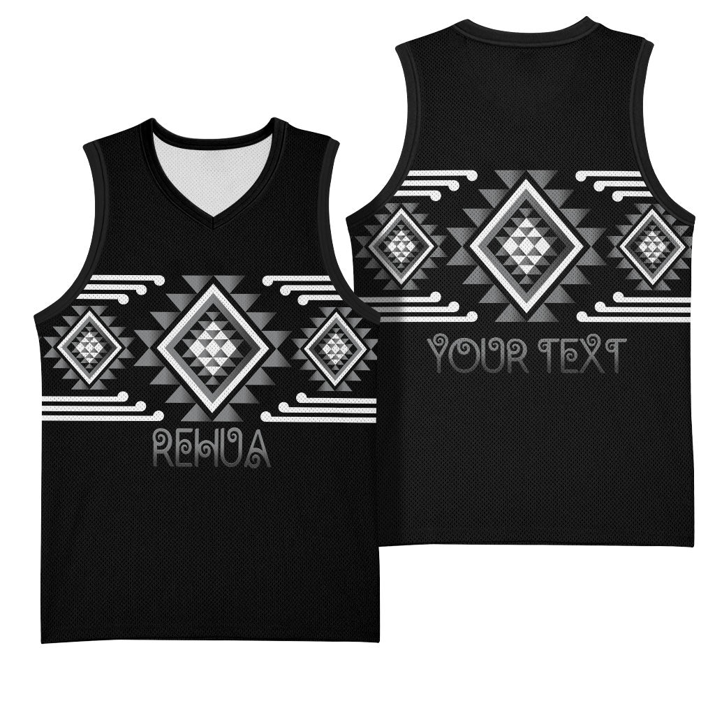 Aotearoa Atua Rehua Personalised Basketball Jersey Maori God Of Healing Taniko Motifs LT14 - Polynesian Pride