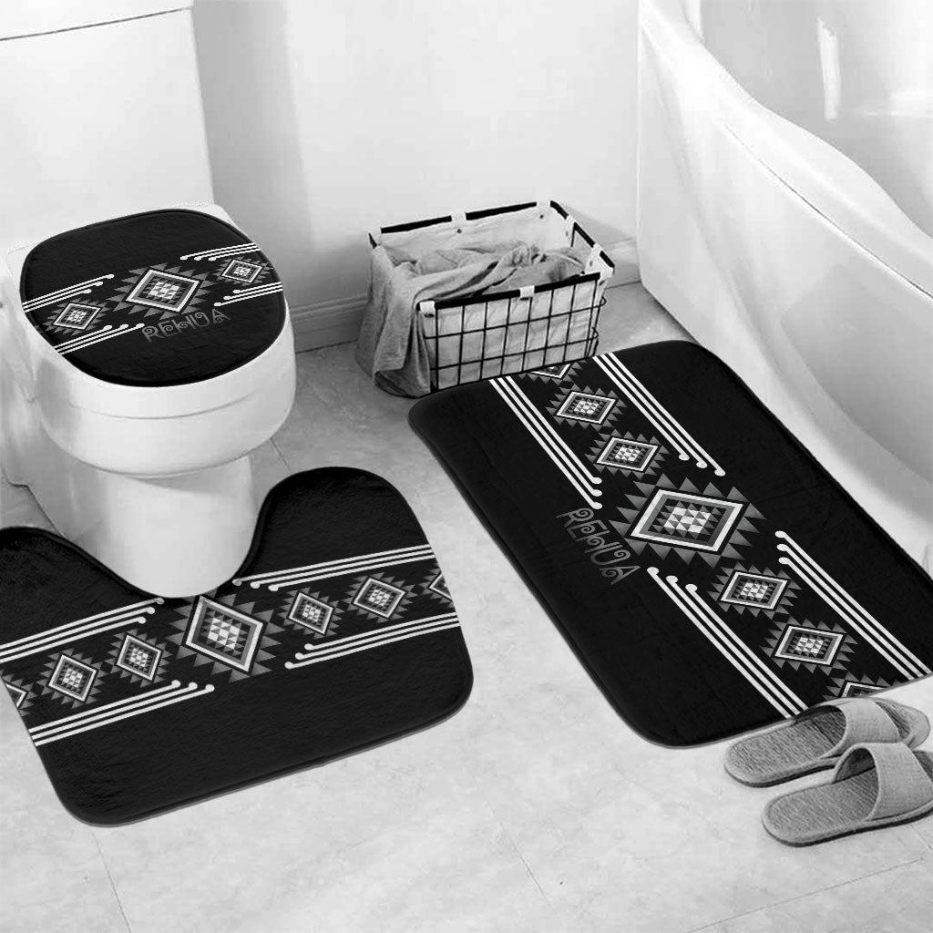Aotearoa Atua Rehua Bathroom Set Maori God Of Healing Taniko Motifs