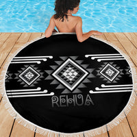 Aotearoa Atua Rehua Beach Blanket Maori God Of Healing Taniko Motifs LT14 - Polynesian Pride