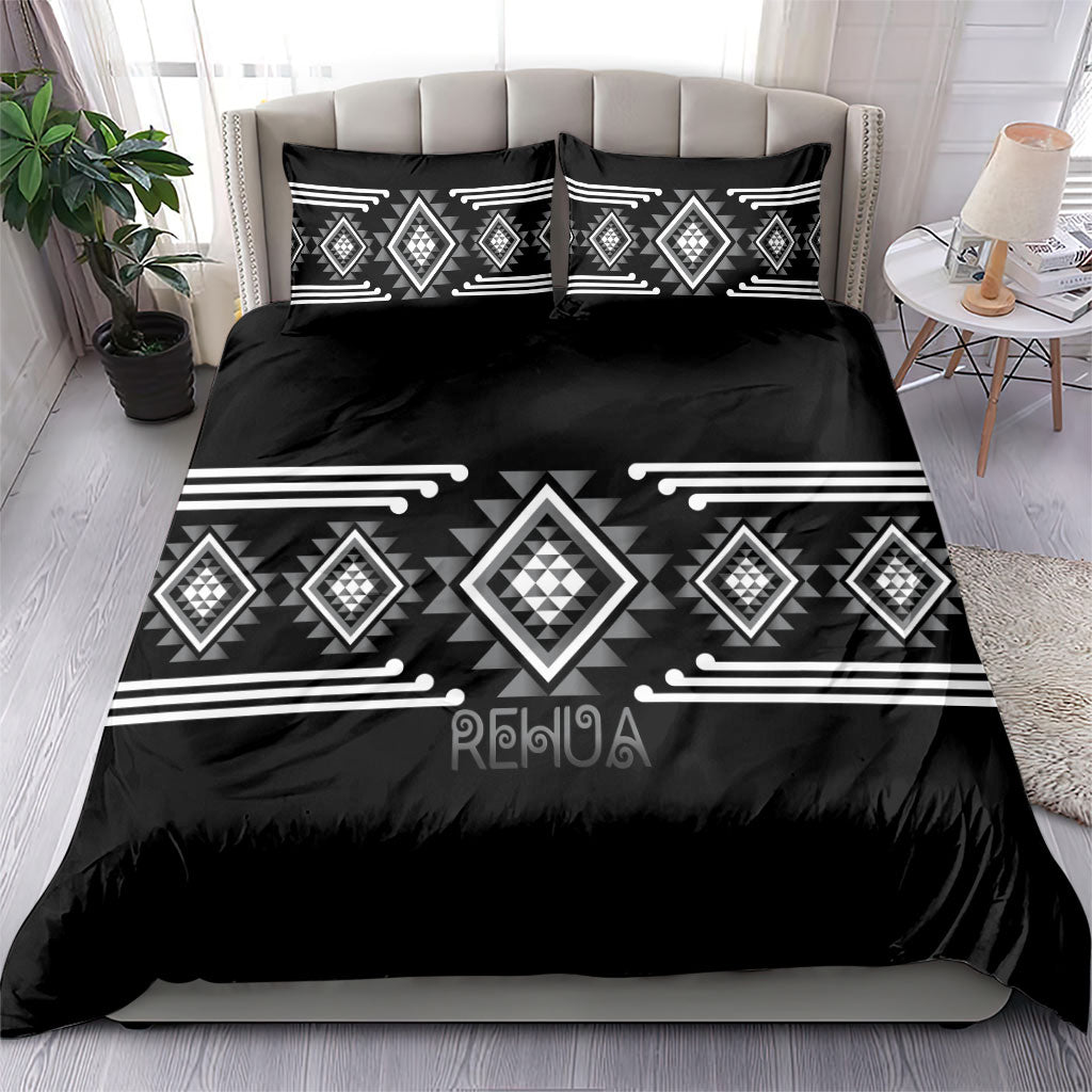 Aotearoa Atua Rehua Bedding Set Maori God Of Healing Taniko Motifs LT14 - Polynesian Pride