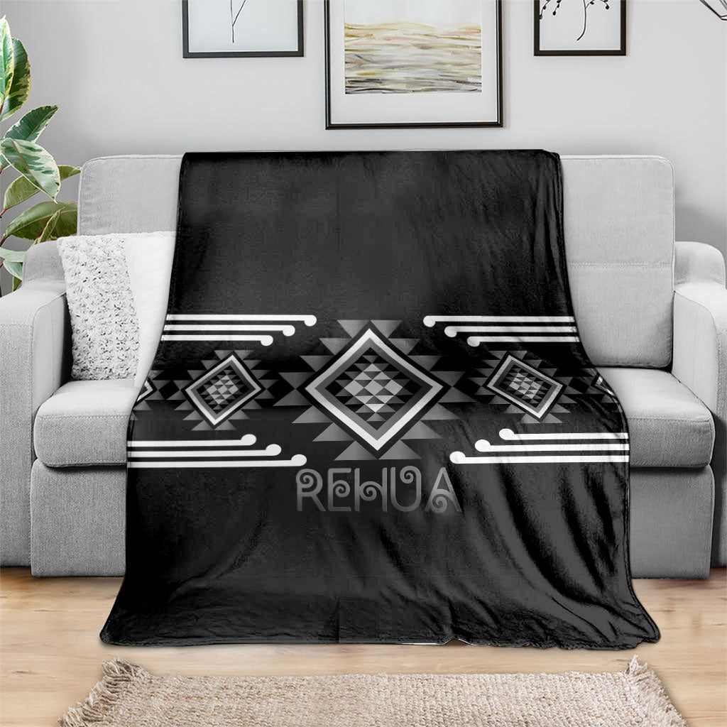 Aotearoa Atua Rehua Blanket Maori God Of Healing Taniko Motifs LT14 - Polynesian Pride