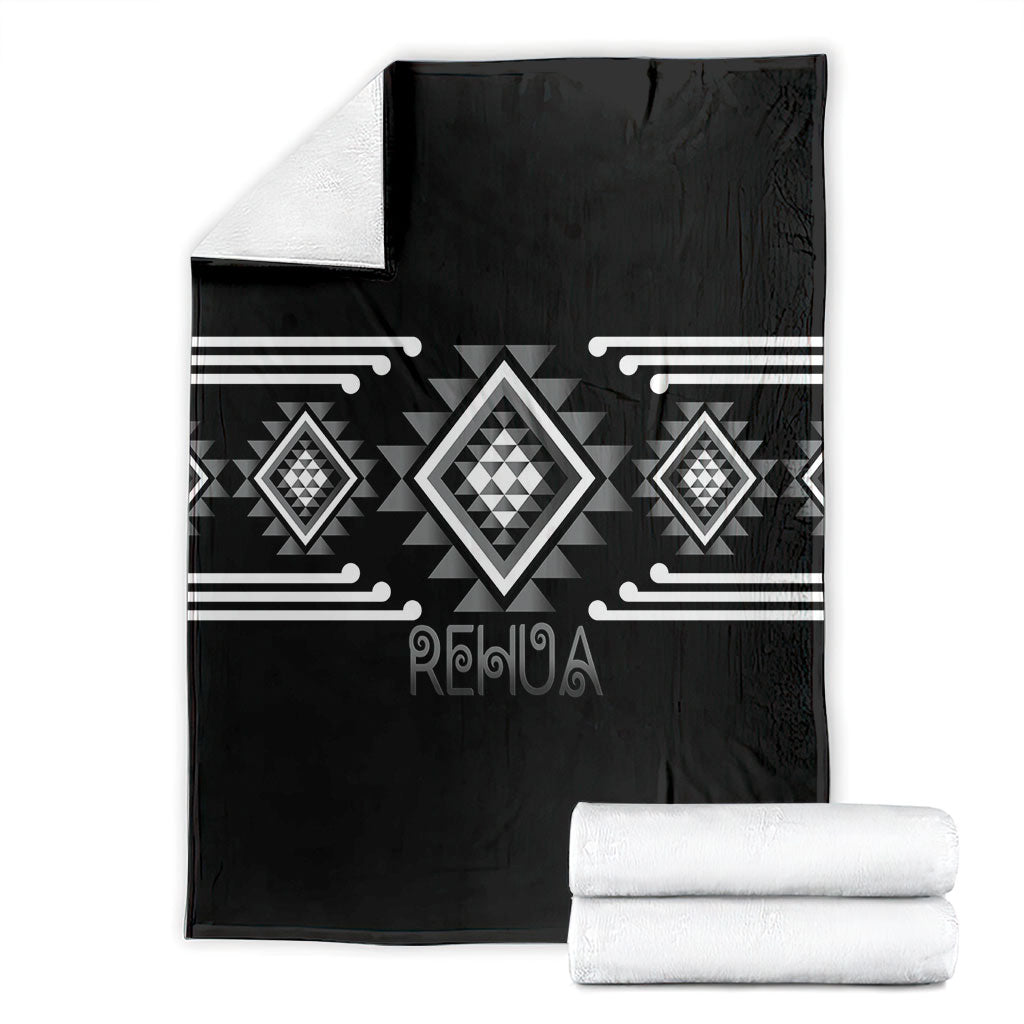 Aotearoa Atua Rehua Blanket Maori God Of Healing Taniko Motifs LT14 - Polynesian Pride