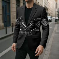 Aotearoa Atua Rehua Personalised Blazer Maori God Of Healing Taniko Motifs LT14 - Polynesian Pride