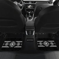 Aotearoa Atua Rehua Personalised Car Mats Maori God Of Healing Taniko Motifs LT14 Set 2pcs - Back Grey - Polynesian Pride