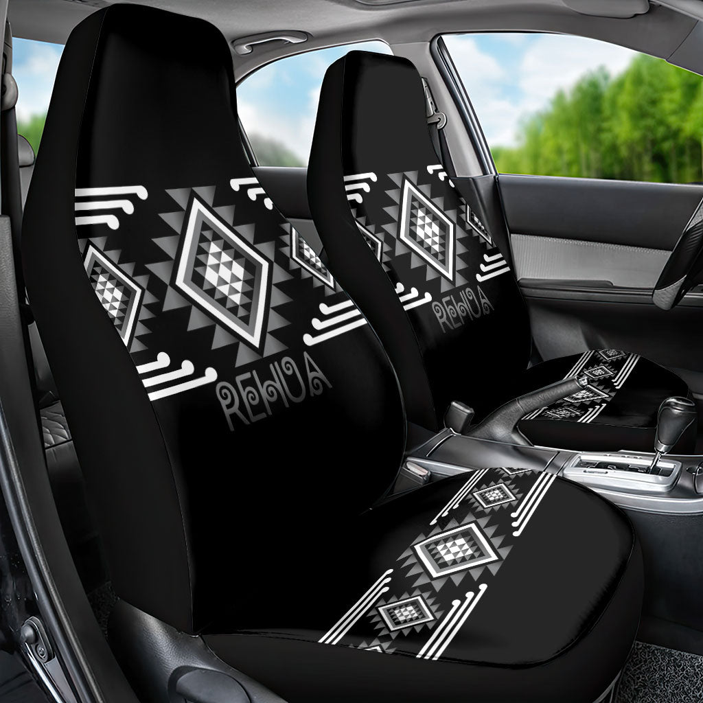 Aotearoa Atua Rehua Car Seat Cover Maori God Of Healing Taniko Motifs LT14 - Polynesian Pride