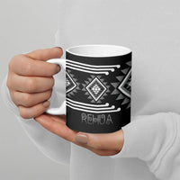 Aotearoa Atua Rehua Personalised Ceramic Mug Maori God Of Healing Taniko Motifs LT14 - Polynesian Pride
