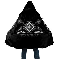 Aotearoa Atua Rehua Personalised Cloak Maori God Of Healing Taniko Motifs LT14 Unisex Grey - Polynesian Pride