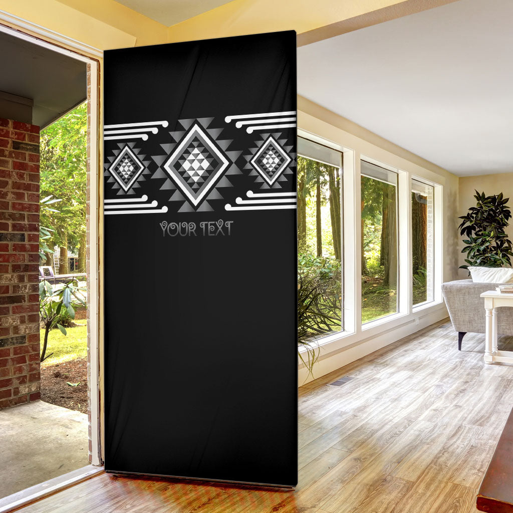 Aotearoa Atua Rehua Personalised Door Cover Maori God Of Healing Taniko Motifs LT14 - Polynesian Pride