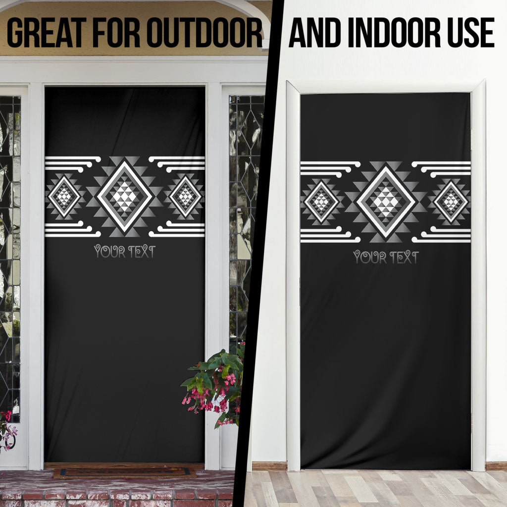 Aotearoa Atua Rehua Personalised Door Cover Maori God Of Healing Taniko Motifs LT14 - Polynesian Pride