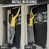 Aotearoa Atua Rehua Personalised Door Cover Maori God Of Healing Taniko Motifs LT14 - Polynesian Pride