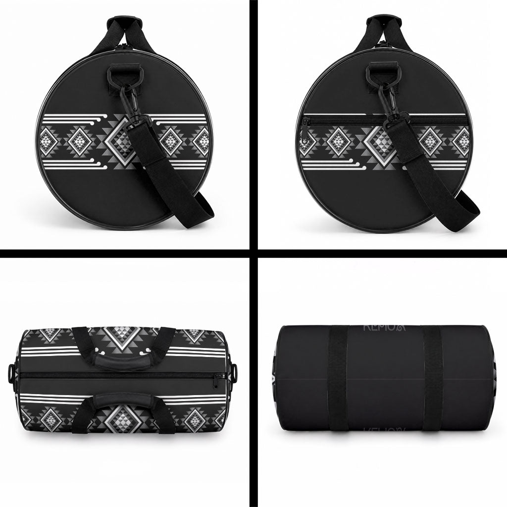 Aotearoa Atua Rehua Duffle Bag Maori God Of Healing Taniko Motifs