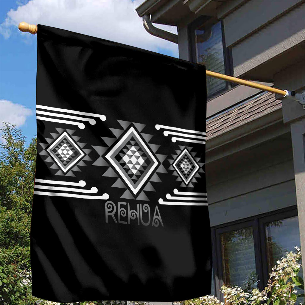 Aotearoa Atua Rehua Garden Flag Maori God Of Healing Taniko Motifs LT14 - Polynesian Pride