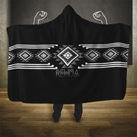 Aotearoa Atua Rehua Hooded Blanket Maori God Of Healing Taniko Motifs LT14 - Polynesian Pride