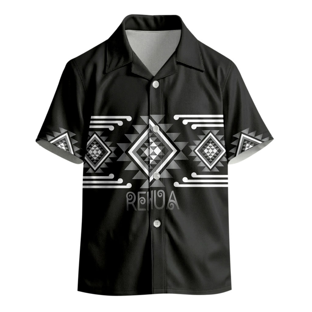 Aotearoa Atua Rehua Personalised Kid Hawaiian Shirt Maori God Of Healing Taniko Motifs LT14 - Polynesian Pride