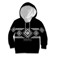 Aotearoa Atua Rehua Personalised Kid Hoodie Maori God Of Healing Taniko Motifs LT14 Hoodie Grey - Polynesian Pride