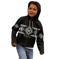 Aotearoa Atua Rehua Personalised Kid Hoodie Maori God Of Healing Taniko Motifs LT14 - Polynesian Pride