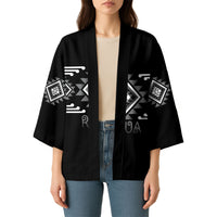 Aotearoa Atua Rehua Personalised Kimono Maori God Of Healing Taniko Motifs LT14 - Polynesian Pride