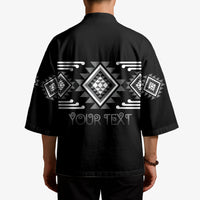 Aotearoa Atua Rehua Personalised Kimono Maori God Of Healing Taniko Motifs LT14 - Polynesian Pride