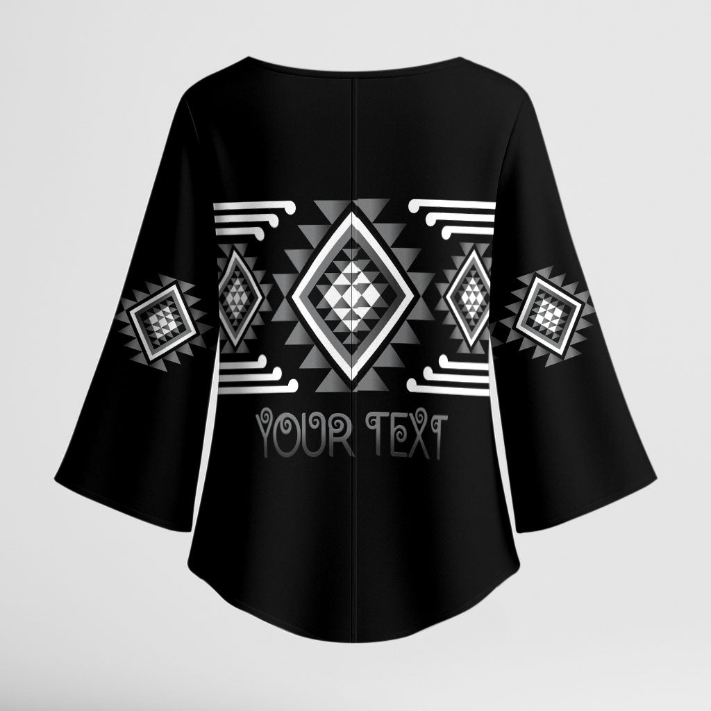 Aotearoa Atua Rehua Personalised Kimono Sleeve Blouse Maori God Of Healing Taniko Motifs LT14 - Polynesian Pride