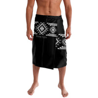 Aotearoa Atua Rehua Personalised Lavalava Maori God Of Healing Taniko Motifs LT14 Grey - Polynesian Pride