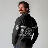 Aotearoa Atua Rehua Personalised Long Sleeve Polo Shirt Maori God Of Healing Taniko Motifs LT14 - Polynesian Pride