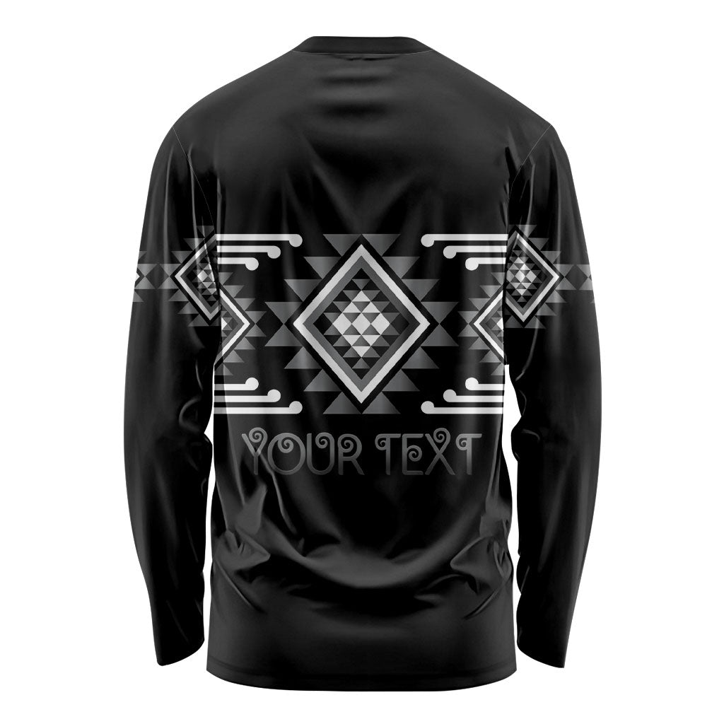 Aotearoa Atua Rehua Personalised Long Sleeve Shirt Maori God Of Healing Taniko Motifs LT14 - Polynesian Pride