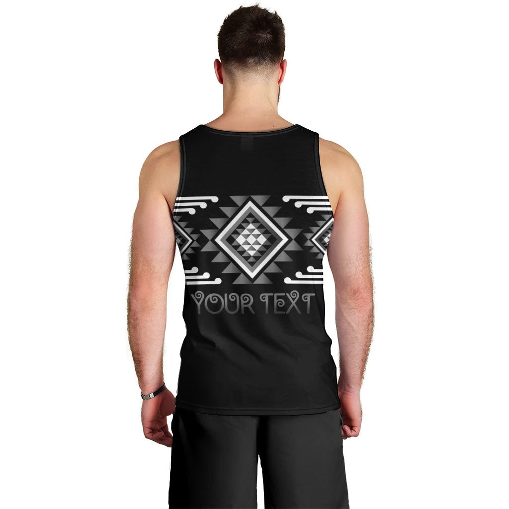 Aotearoa Atua Rehua Personalised Men Tank Top Maori God Of Healing Taniko Motifs LT14 - Polynesian Pride