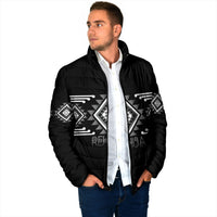 Aotearoa Atua Rehua Personalised Padded Jacket Maori God Of Healing Taniko Motifs LT14 - Polynesian Pride