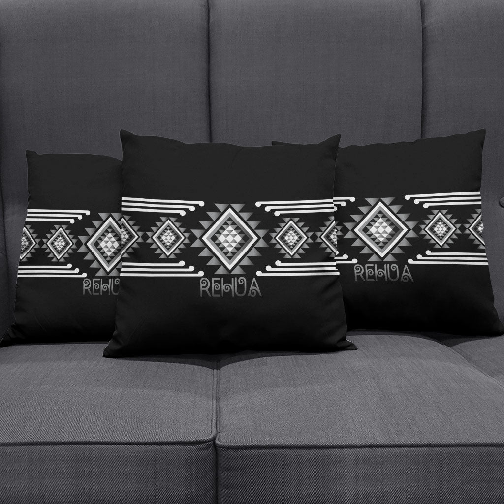 Aotearoa Atua Rehua Pillow Cover Maori God Of Healing Taniko Motifs LT14 - Polynesian Pride