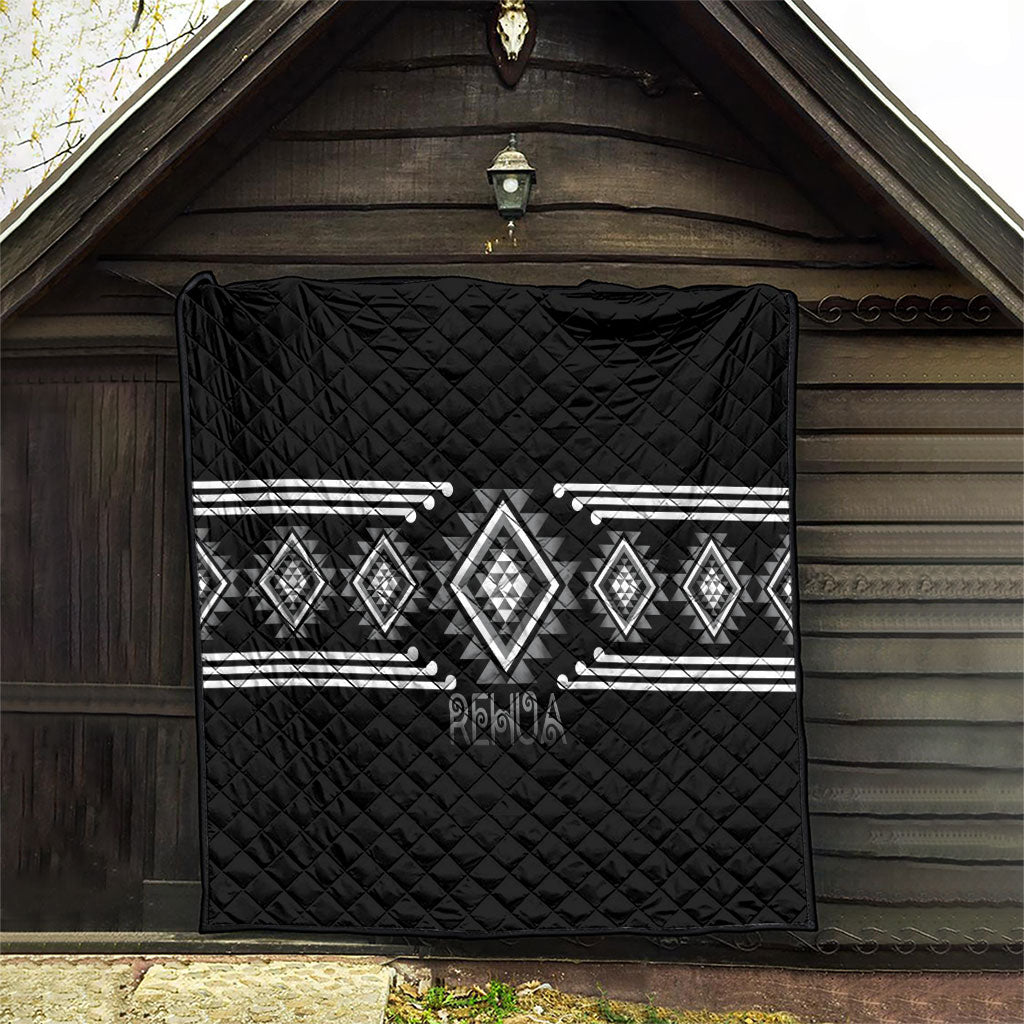 Aotearoa Atua Rehua Quilt Maori God Of Healing Taniko Motifs LT14 - Polynesian Pride