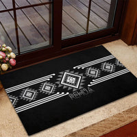 Aotearoa Atua Rehua Rubber Doormat Maori God Of Healing Taniko Motifs LT14 - Polynesian Pride