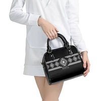 Aotearoa Atua Rehua Shoulder Handbag Maori God Of Healing Taniko Motifs LT14 - Polynesian Pride