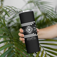 Aotearoa Atua Rehua Personalised Skinny Tumbler Maori God Of Healing Taniko Motifs LT14 - Polynesian Pride