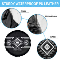 Aotearoa Atua Rehua Spare Tire Cover Maori God Of Healing Taniko Motifs LT14 - Polynesian Pride