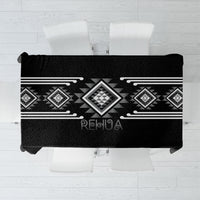 Aotearoa Atua Rehua Tablecloth Maori God Of Healing Taniko Motifs LT14 Grey - Polynesian Pride