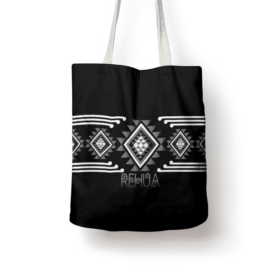 Aotearoa Atua Rehua Tote Bag Maori God Of Healing Taniko Motifs LT14 - Polynesian Pride