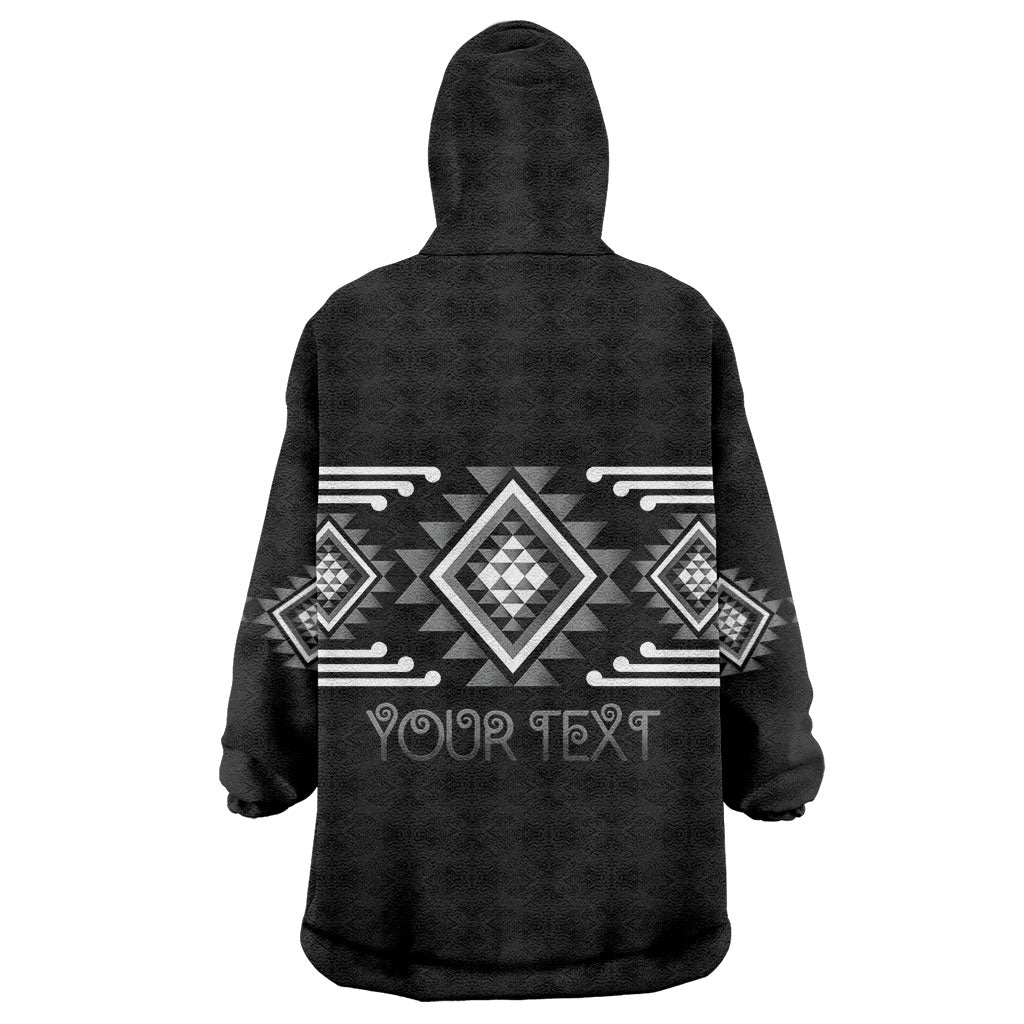 Aotearoa Atua Rehua Personalised Wearable Blanket Hoodie Maori God Of Healing Taniko Motifs LT14 - Polynesian Pride