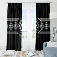 Aotearoa Atua Rehua Window Curtain Maori God Of Healing Taniko Motifs LT14 - Polynesian Pride