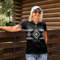 Aotearoa Atua Rehua Personalised Women Polo Shirt Maori God Of Healing Taniko Motifs LT14 - Polynesian Pride