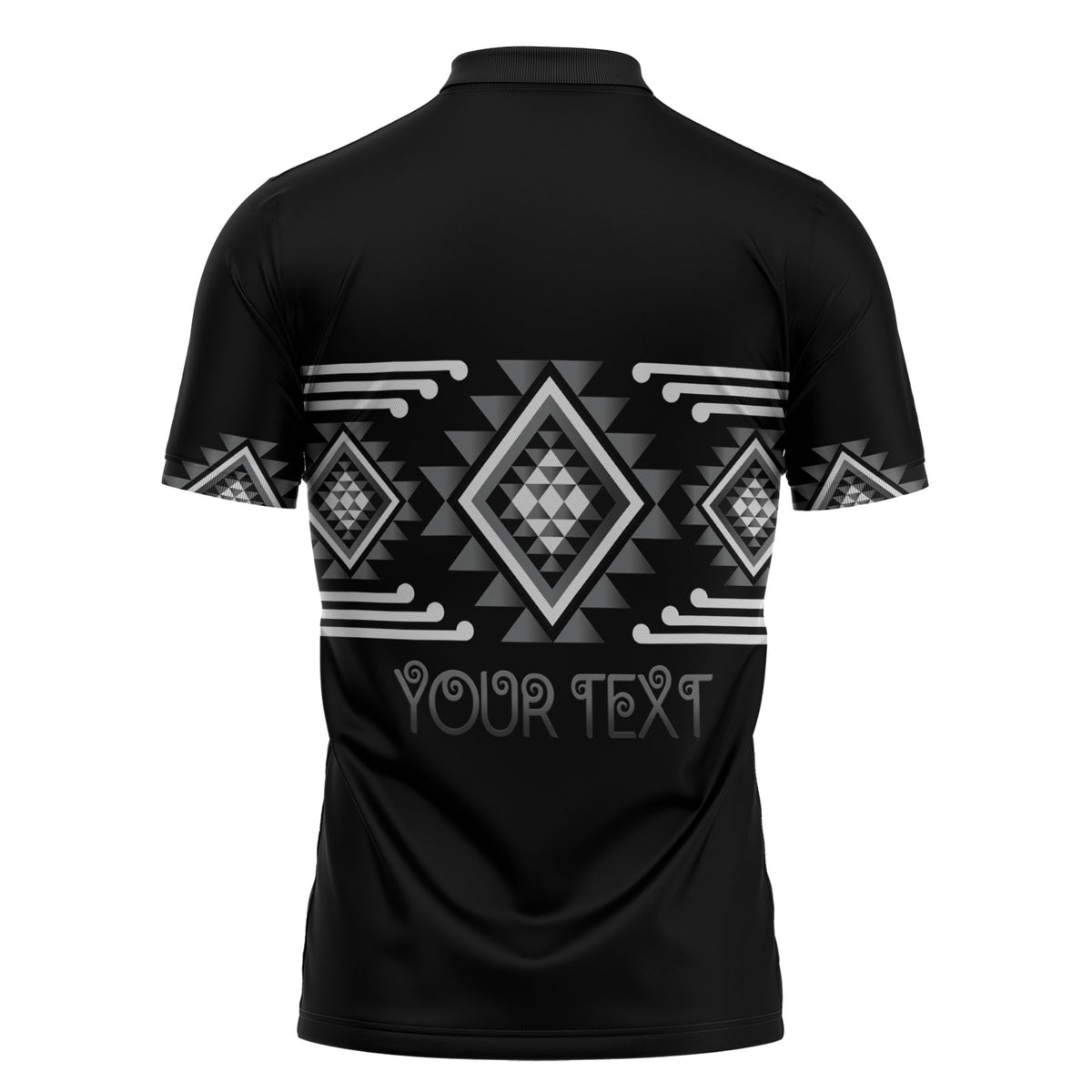 Aotearoa Atua Rehua Personalised Zipper Polo Shirt Maori God Of Healing Taniko Motifs LT14 - Polynesian Pride