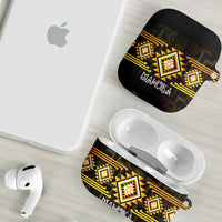 Aotearoa Atua Mahuika AirPods Case Maori Goddess Of Fire Taniko Motifs LT14 - Polynesian Pride